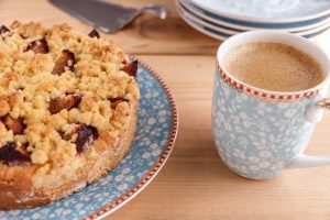Crumble z rabarbarem