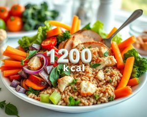 Dieta 1200 kcal – zasady, efekty i przykładowy jadłospis